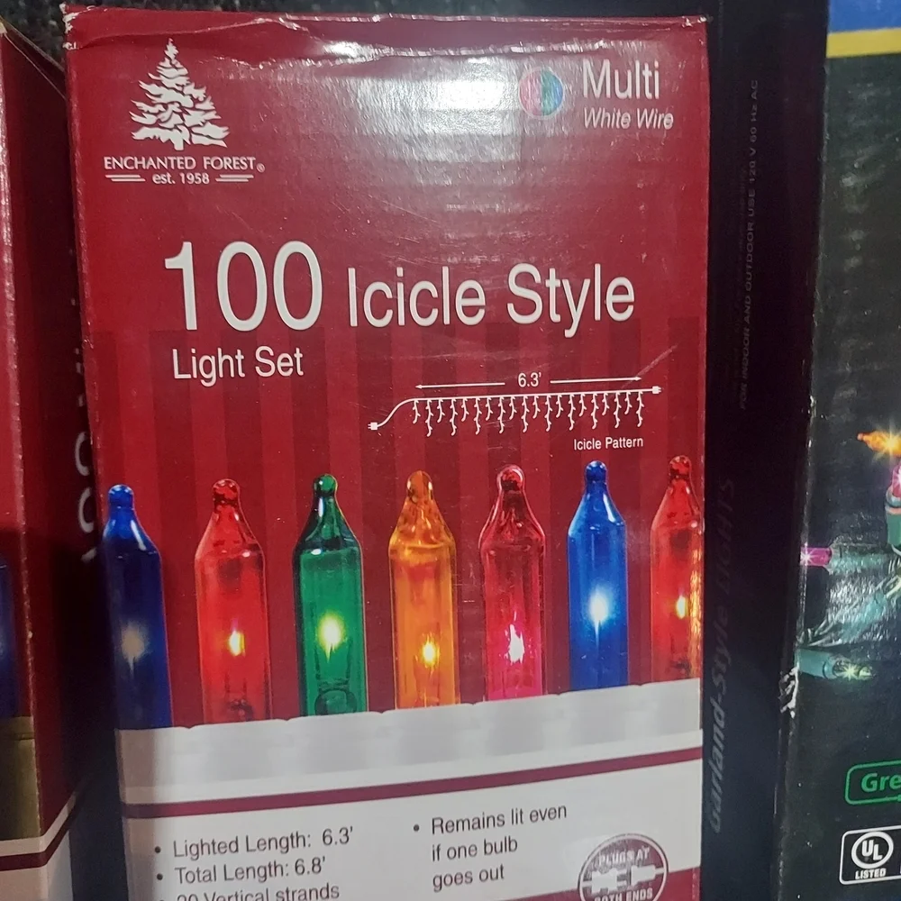 Multi-Color Miniature Light Set by Holiday Time